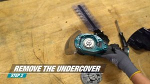 How to change the blade on a Makita 18V LXT Grass Shear (XMU04ZX)