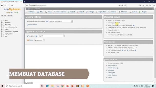 Cara Membuat Database di PHP MyAdmin Terbaru смотреть онлайн