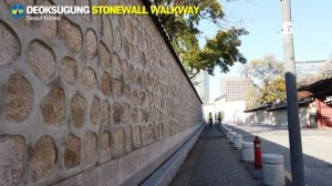 [4K] Deoksugung Stonewall Walkway (덕수궁돌담길) Place to visit in Autumn_Seoul Korea