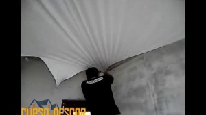 Монтаж натяжного потолка из ПВХ пленки от компании Clipso-Descor