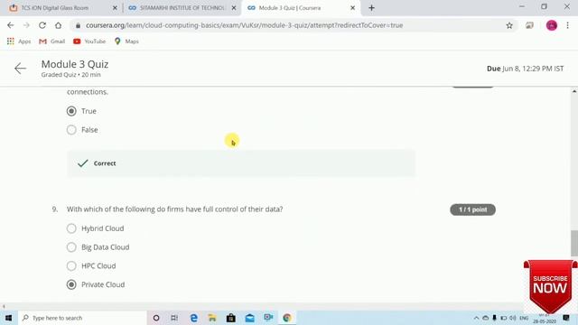 Cloud Computing Basic|| Week-2 Quizz Answers ||Coursera Course