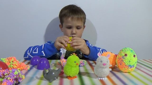 Сюрприз из шарикового пластилина смотреть онлайн