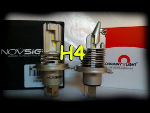 КОМПАКТНЫЕ LED ЛАМПЫ Н4 / CNSUNNYLIGHT ИЛИ NOVSIGHT ?