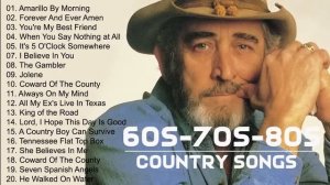 Top 100 Classic Country Songs 60s 70s 80s  - Greatest 60s 70s 80s Country Music