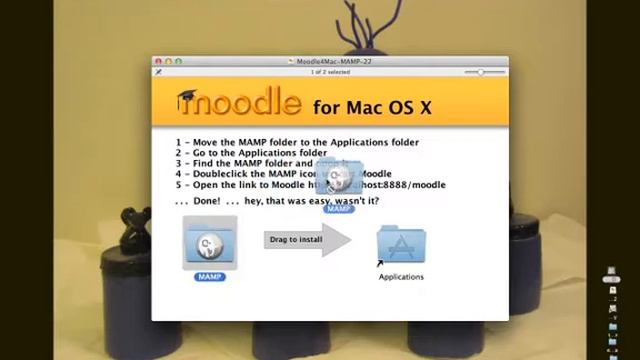 Moodle2.2 Training #1 - Install MAMP for Mac смотреть онлайн