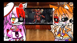 Lolbit and Ft.Foxy React to Noticed Foxy song
