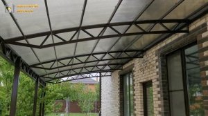 Навесы из металлочерепицы и поликарбоната в Краснодаре