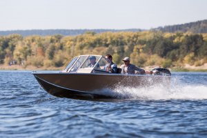 Realcraft 440 c мотором Yamaha мощностью  30 л.с.. Тест на скорость.