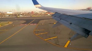 Landing at Newark Liberty International - A view of Hudson River