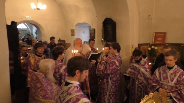 Молебен в день памяти преп. Алексия, человека Божия смотреть онлайн