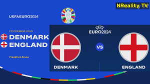 Футбол. Чемпионат Европы-2024. Дания - Англия. Групповой этап. EURO 2024. Denmark - England.