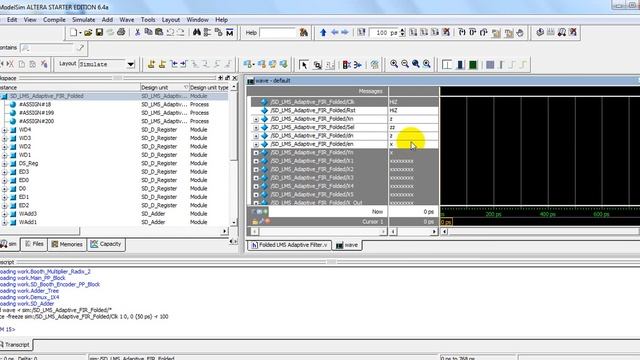 FOLDED ARCHITECTURE FOR NON CANONICAL LEAST MEAN SQUARE ADAPTIVE DIGITAL FILTER|ieee vlsi project