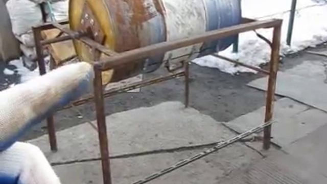 Арболито / бетономешалка своими руками из 200 л бочки (Самый бюджетный вариант) Заключительное видео
