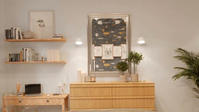 Дизайн трехкомнатной «сталинки» 77 м2 с мебелью ИКЕА смотреть онлайн