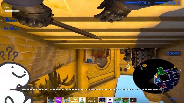 HAIX played CS:GO with a REVERSED monitor.. смотреть онлайн