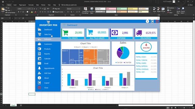 SIDEBAR MENU IN EXCEL VBA - MODERN UI FREE SOURCE CODE