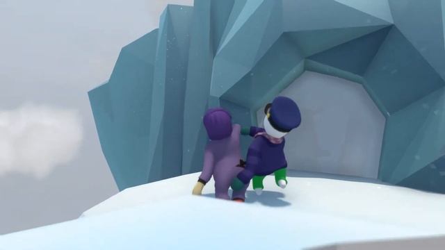 Прохождение карты "Лед" ○ Human fall flat