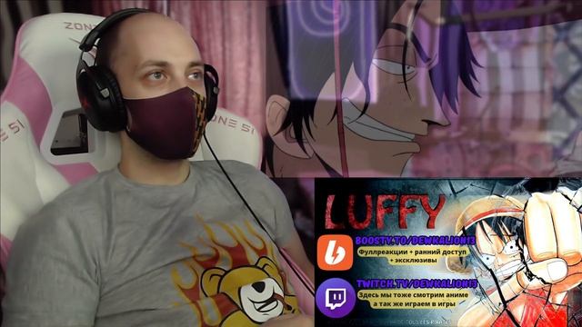 ЭЙС ОГНЕННЫЙ КУЛАК !!!  Ван-пис  94 серия  Реакция на аниме