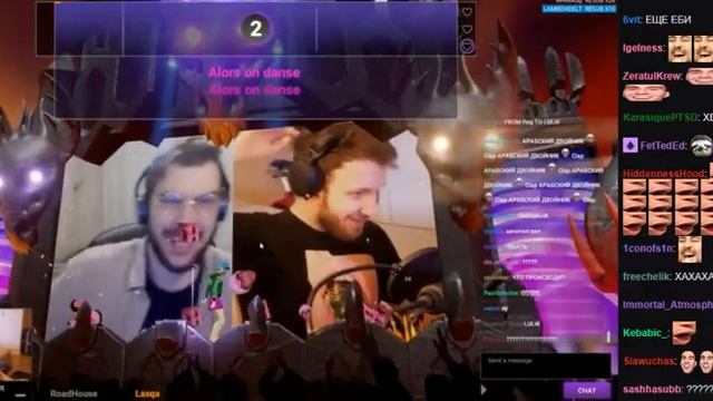 Lasqa поет с RoadHouse в Twitch Sings - Stromae - Alors On Danse
