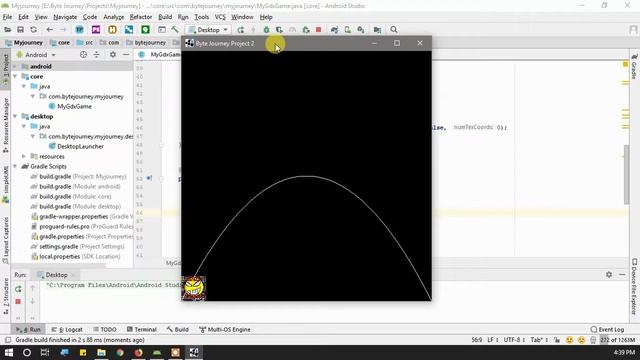 libGDX Project | Make Bezier Curve смотреть онлайн