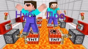 Как выглядят Нуб и Про в Майнкрафт