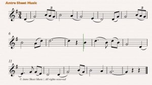 Amazing Grace- Easy Flute Sheet Music