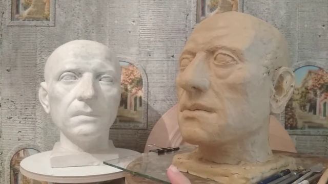 Лепка портрета часть 1