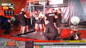 Маланичев Андрей -Присед 440 кг (3й подход)