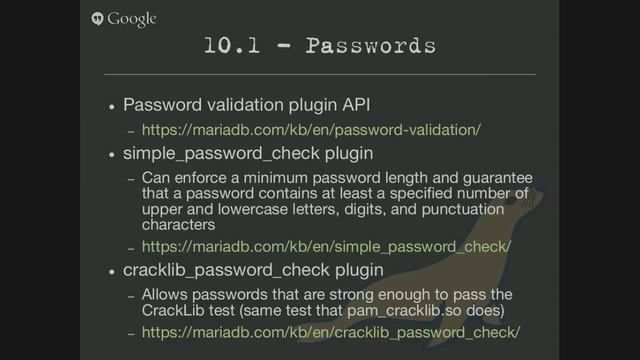 Daniel Bartholomew - MariaDB 10.1 101 смотреть онлайн