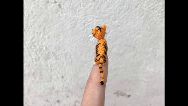 Micro Tiger crochet - Amigurumi - Tiny tiger crochet - Dollhouse crochet смотреть онлайн
