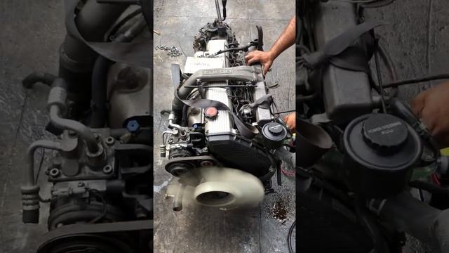 TOYOTA LAND CRUISER 1HDT 4.2L TURBO DIESEL ENGINE STARTUP TEST #166