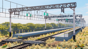 Майнкрафт - Строительство небольшой железнодорожной станции-платформы - Immersive railroading