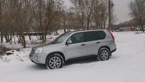 Dunlop Winter Maxx SJ8, 245/60 R18, Nissan X-Trail'07 T31, "Улыбайся :)"