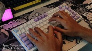 Ajazz AK820 Sea Salt Switches - Sound Test