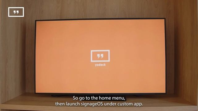 How To Set Up A Tizen Player With Yodeck смотреть онлайн