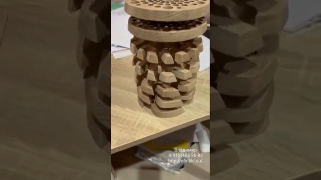 20.Вихревой преобразователь А.Тюрина d180mm. из Дуба. Отзыв Виталия Валерьевича из города Воркута.