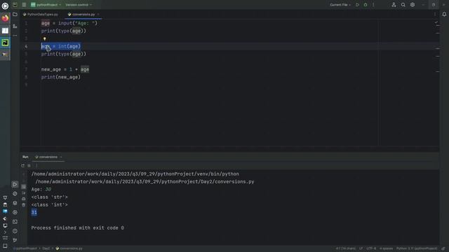 Python tutorial for absolute beginners - 8 hours - Part one - October 2023 - c236c065