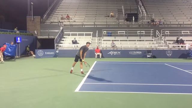John Millman court level.