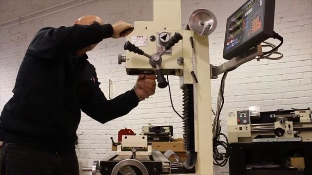 Настольный сверлильно фрезерный станок по металлу JET JMD-20LA DRO с УЦИ смотреть онлайн