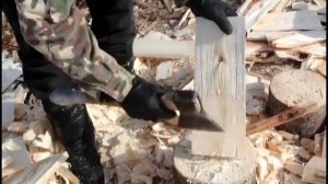 Изготовление гонта (лемеха) из осины