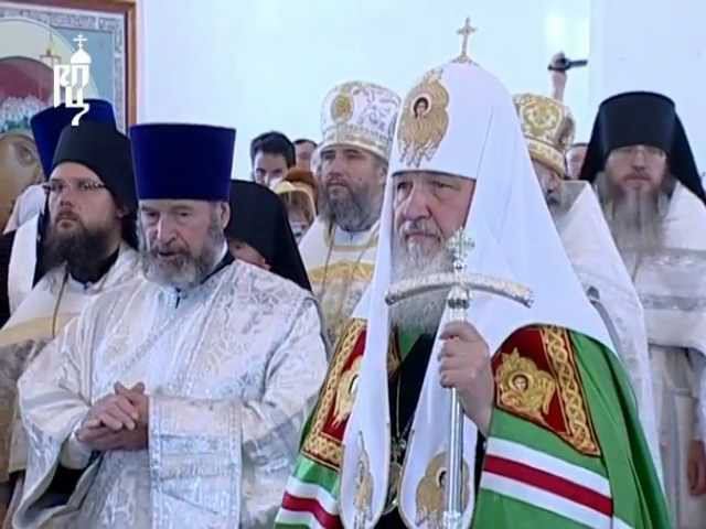 Запись трансляции Патриаршей литургии из Приазовья