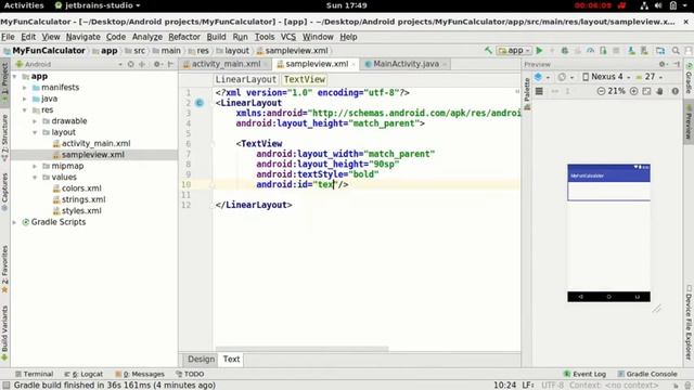 Make a simple List View for your android app | Ep-2 android studio simple calculator project смотреть онлайн