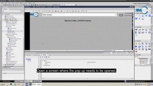 How to... create, open and close pop-up screens in TIA Portal