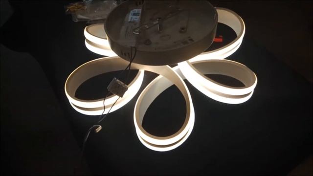 светодиодный светильник-люстра VOLNA DOUBLE 85W Estares Ellastica с пультом смотреть онлайн