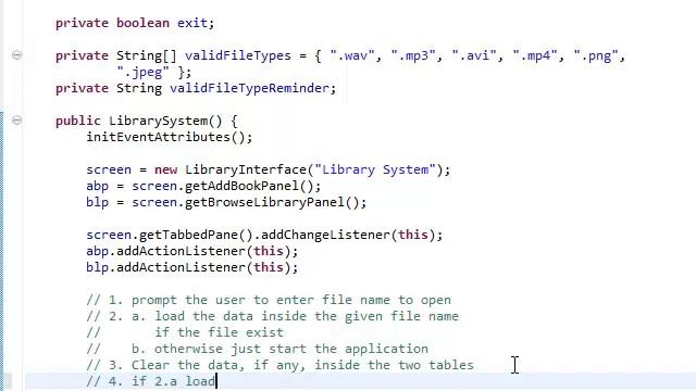 Java: Extended Simple Library System With GUI (Part 40) смотреть онлайн