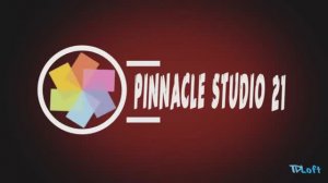 Pinnacle Studio 21 Прозрачный текст на чёрном фоне