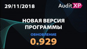 AuditXP Professional версия 0.929