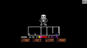 Bad Time Simulator Sans Fight: beating sans and playng it for the first time!!!