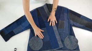 Телогрейка (жакет) в японском стиле. ЧАСТЬ-1