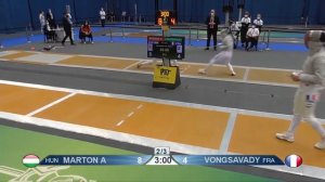 Budapest 2021 SWS - L32 - Marton HUN v Vongsavady FRA